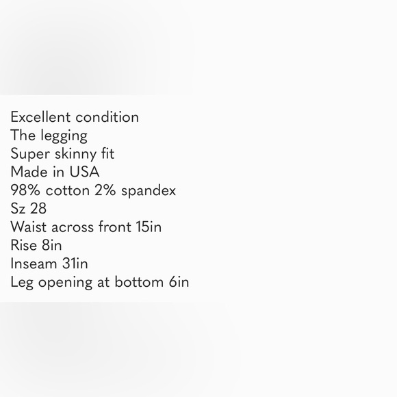 AG Legging Jeans Gray Super Skinny 28 - Picture 11 of 11